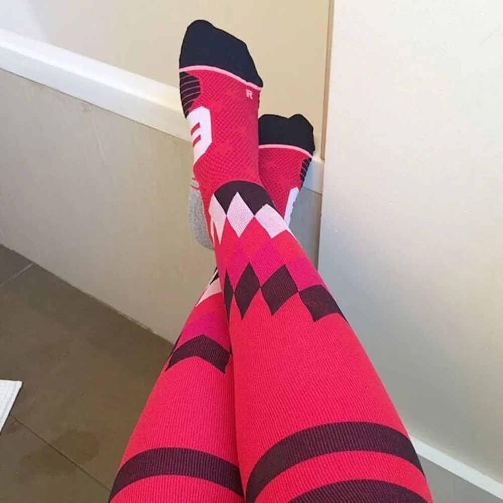 Stance Women’s Fusion Running Socks Uncommon OTC Red